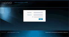 Desktop Screenshot of admin.endavomedia.com