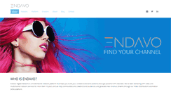 Desktop Screenshot of endavomedia.com